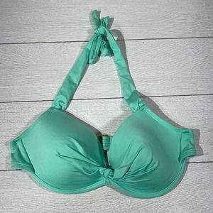 Mossimo Teal Swim Top Size Medium